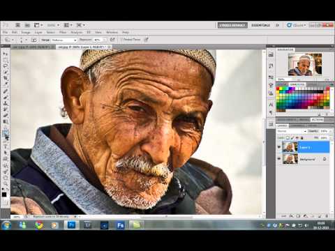 photoshop tutorial - Dragan effect