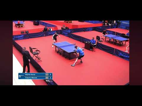 Настольный теннис. Чемпионат России 2025.Абусев.А-Содыль.М#настольныйтеннис#теннис#tabletennis#