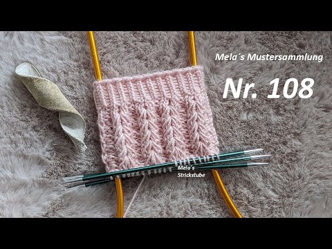 Sock pattern no. 108 - knitting pattern in rounds / knitting sock pattern