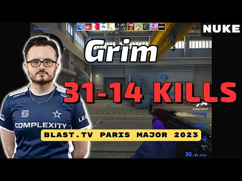 CSGO POV Complexity Grim (31-14) vs yur (Nuke) 𝙒𝙞𝙣 (16-9) BLAST.tv Paris Major 2023