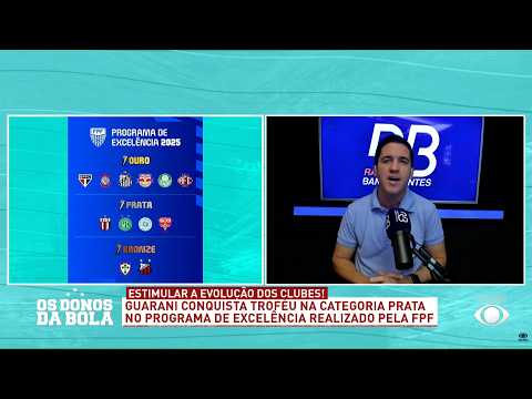 Guarani receives Silver award in the FPF Excellence Program - 02/25/2026 Os Donos da Bola