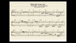 "smoke gets in your eyes" ~Thelonious Monk~sheet music