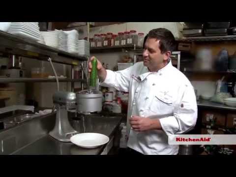 Virtuvinio kombaino Kitchen Aid priedas Stand Mixer 5KSM2FPA video