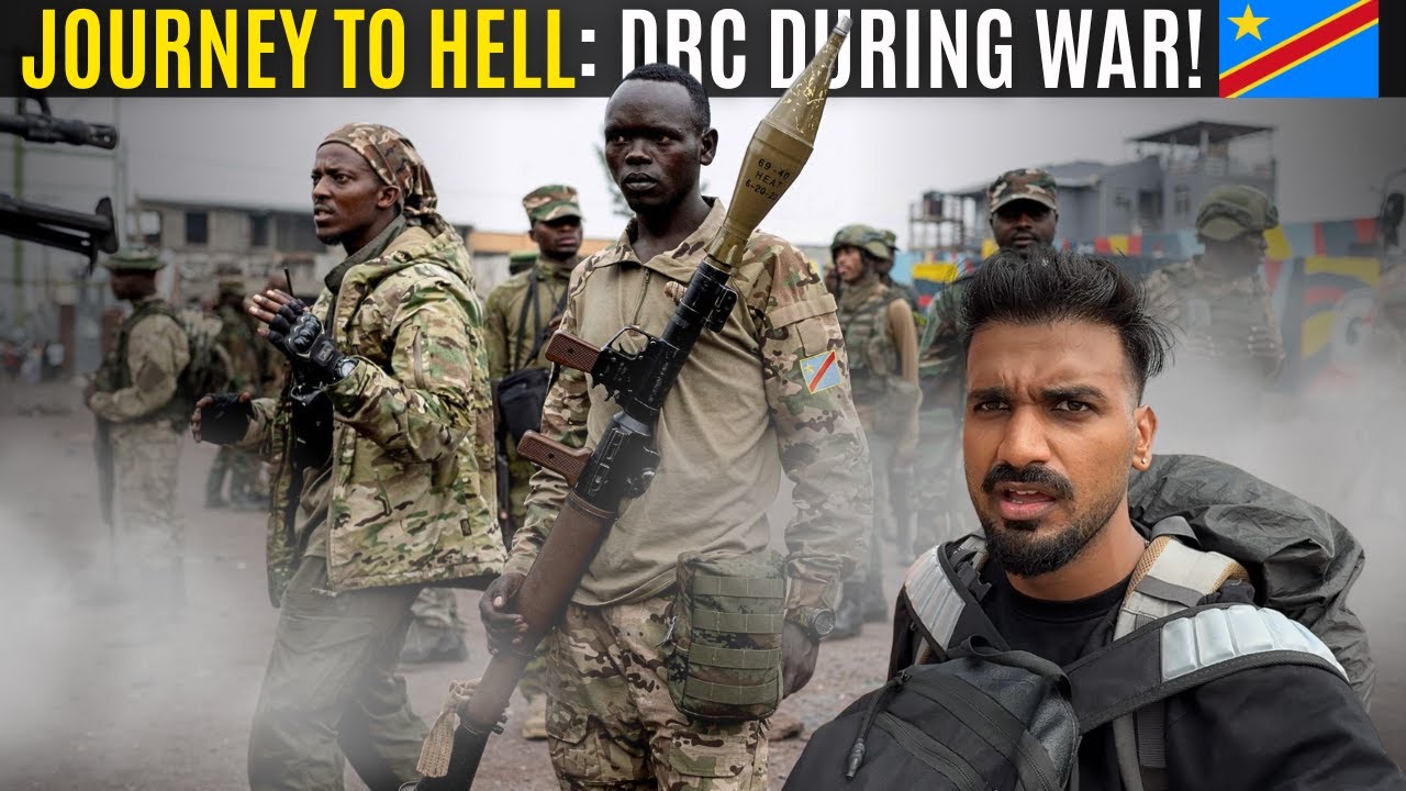 World’s WORST/MOST DANGEROUS Journey: Entering DRC during War! 🇨🇩