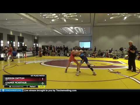 83 Lbs 1st Place Match - Hudson Chittum, TN Vs Cooper Mcarthur, GA 5056