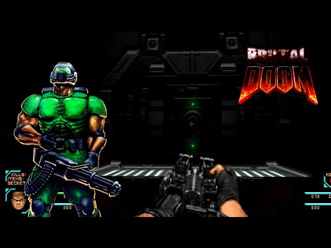 Brutal Doom v21 Nailgun module for minigun Addon weapon showcase
