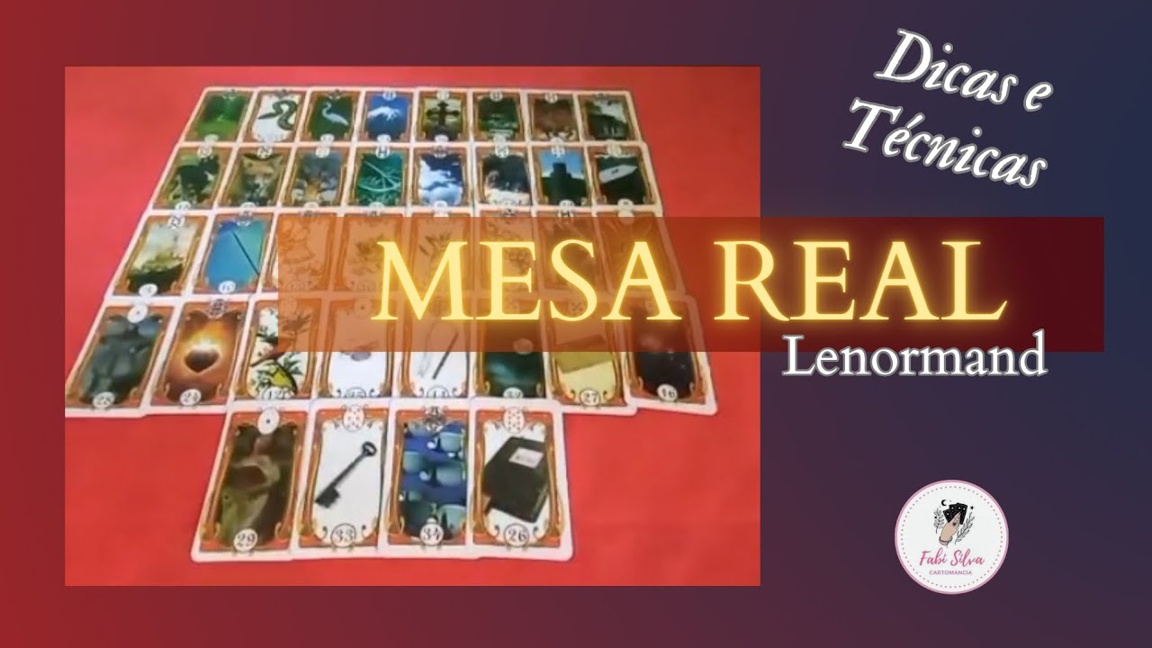 Dicas e Técnicas na Mesa Real. #petitlenormand #baralhocigano #cartomancia #mesareal #lenormand