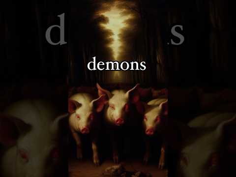 Why Demons Begged Jesus To Put Them Inside Of Pigs 😳 | Legion #jesus #demons #bible