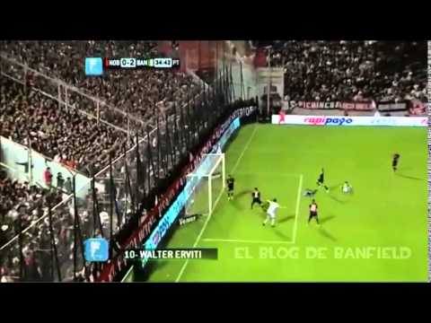 Los goles de Banfield ante Newell's