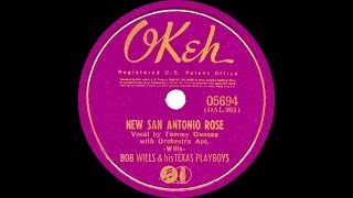 Bob Wills New San Antonio Rose (original) and unissued 1941 version