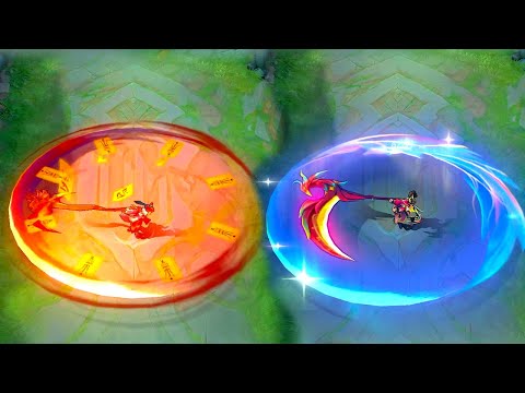 Ruby Prismatic Plume VS Lady Zombie Skin Comparison