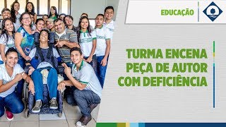 vídeo: Estudante da rede pública cria peça sobre inclusão