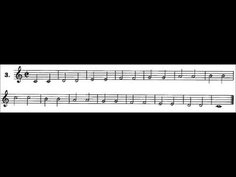 Método de Solfeo Hilarión Eslava Lección 3