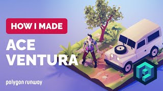 Ace Ventura Scene in Blender 3.0 - 3D Modeling Process | Polygon Runway