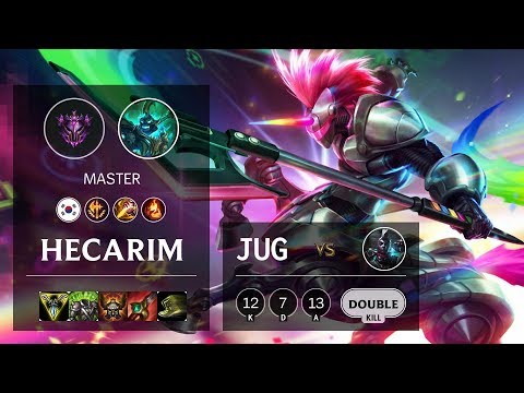 Hecarim Jungle vs Ekko - KR Master Patch 10.6