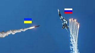 Scary moment! Ukraine's new MK-49 missile intercepts Russian Su-34