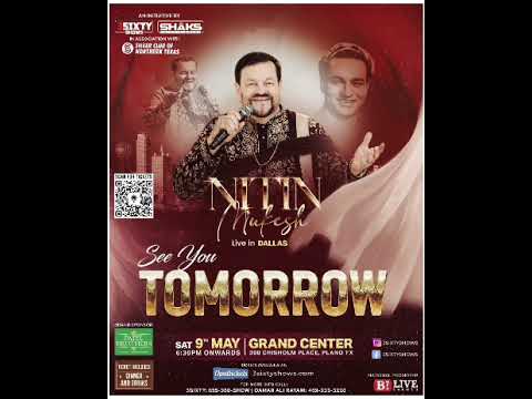 🎶 Nitin Mukesh Live in Concert
📅 Sunday, 9th May
📍 Grand Center, Plano, TX
🎟️ 
🕡 6:30 PM onwards
🌐 opaltickets.com
#oldisgold #classic #presummergig