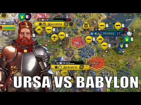 Civ 6 | How Does Babylon Have 113 Strength Walls??? #6 - (Deity Germany Civilization VI)