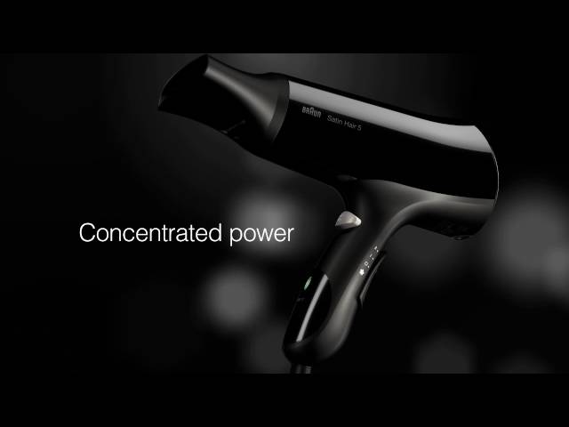 Secador de Cabelo Iónico com Difusor Braun HD530 Satin Hair 5 1900W 3 Temperaturas 2 Velocidades Preto video
