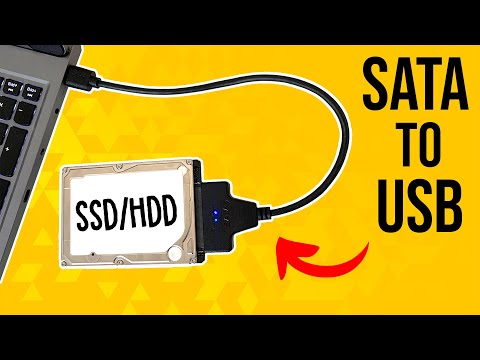 This SATA to USB Adapter Cable Converts Any HDD/SSD Into External Drive