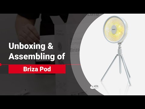 DYLECT - Briza Pod | Portable Fan | Unboxing and Assembly | Think Beyond