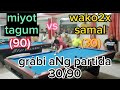miyot tagum (90) vs (30) wako2x samal.. rotation handicap race 6 bet 6,600 April 1, 2023