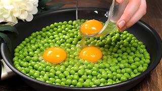 A tojásos borsó finomabb, mint a pizza! Egyszerű keverés közben sült étel.