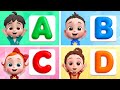 ABCD Song Babies Learn Letters A To Z Phonics Song Nursery Rhymes Kids Songs LiaChaCha
