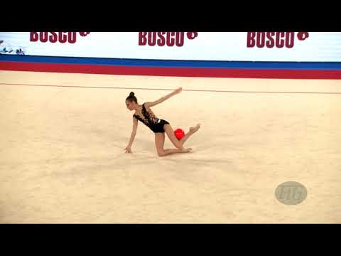 KRASIUK Nikol (UKR) - 2019 Rhythmic Junior Worlds, Moscow (RUS) - Qualifications Ball