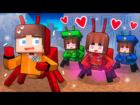 JJ Escape LOVE CURSE Ant`s Prison - Maizen Minecraft Animation