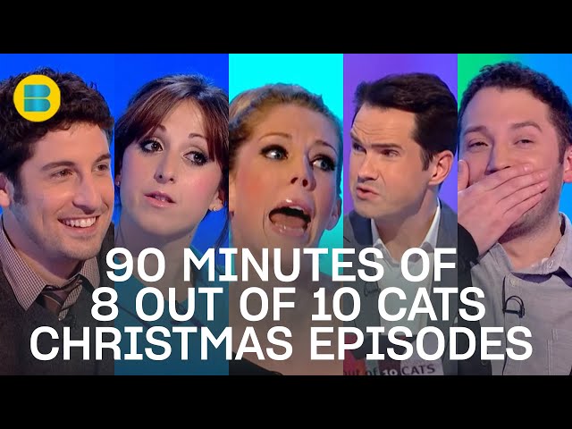 90 Minutes of 8 Out of 10 Cats Christmas Episodes | 8 Out of 10 Cats | Banijay Comedy SDDEFAULT Thumbnail