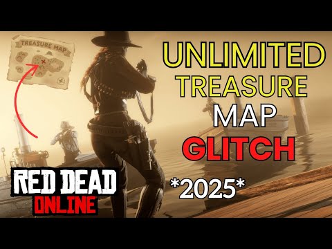 WORKING *SOLO* TREASURE MAP GLITCH IN RED DEAD ONLINE! (RED DEAD REDEMPTION 2)