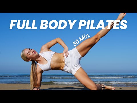 30 Min. Full Body Pilates with Ankle Weights | Legs, Inner Thigh, Glutes, Abs & Arms | Low Impact