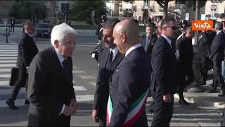 Mattarella al Castello Aragonese a Taranto in occasione dell'apertura dei Giochi del Mediterraneo