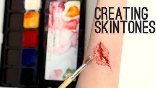 Creating a skin tone using primary colours | Freakmo