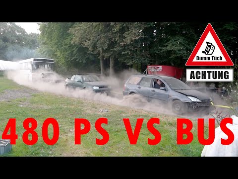 480 PS vs. BUS | Dumm Tüch