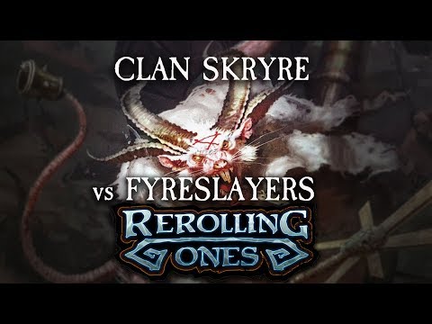 Warhammer: Age of Sigmar Battle Report - Skaven Skryre vs Fyreslayers