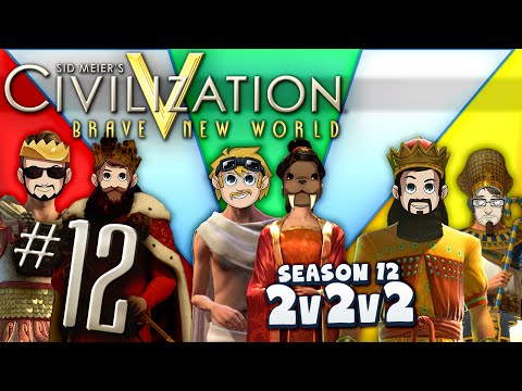Civilization 5 2v2v2 - #12 - Deep Annals Of History