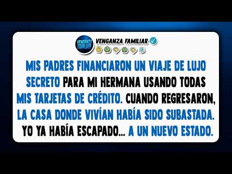 Mis padres viajaron en secreto con la familia de mi hermana. Subasté la casa donde vivían.