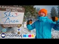 Blippi Plays In The Snow Tubing Down The Ski Mountain Educational Videos For Kids