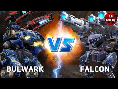 War Robots - Skirmish - Falcon VS Bulwark Gameplay