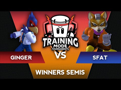 Training Mode Tournaments #2 SFAT (Fox) vs. Ginger (Falco) - SSBM Winners Semis - Melee
