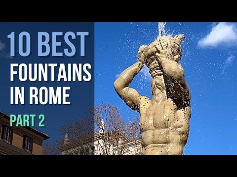 10 melhores fontes em Roma, Itália - Parte 2
