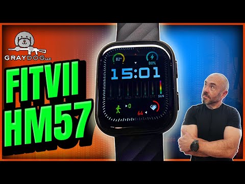 FITVII Health & Fitness Tracker (Answer/Make Calls), Smart Watch with 24/7 Heart Rate and Blood Pressure, Sleep Tracking, Blood Oxygen Monitor, 120+ Sport Modes Activity Tracker for Women Men video review thumbnail