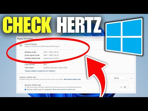 How To Check Monitor Refresh Rate (Hertz)