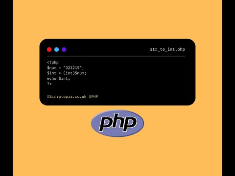 Php Strings Convert String To Integer