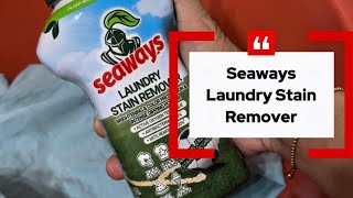 How to remove stubborn stain with Seaways Laundry Stain Remover