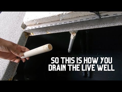 93 Bass Tracker Live Well Drain