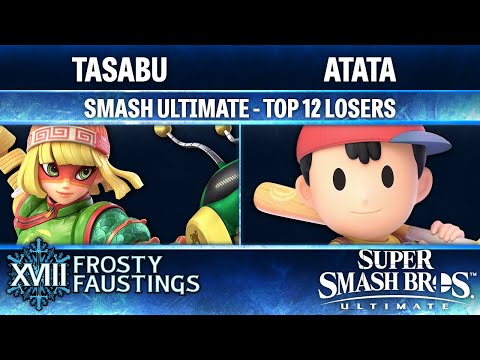 Frosty Faustings XVIII TOP 12 LOSERS - Tasabu (Min Min) vs ATATA (Ness) - Smash Ultimate