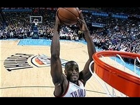 Serge Ibaka And-1 Dunk on Marcin Gortat!